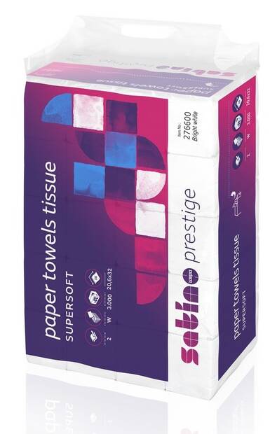 Käsipyyhe WEPA Prestige W-taitto - Liuskakäsipyyhkeet ja annostelijat - 156470 - 1