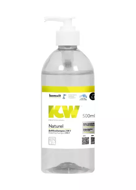 Suihkushampoo 500ml KW Naturel - Saippuat ja annostelijat - 127130 - 1