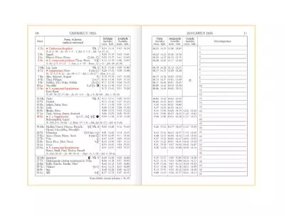 Yliopiston almanakka A4 - Pöytäkalenterit - 185270 - 2