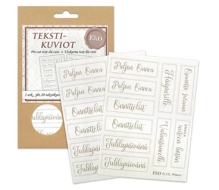 Askarteluteksti Onnittelut - Askartelutarvikkeet - 173650 - 1