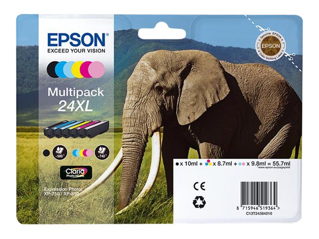 EPSON T2438 mustesuihku 24XL - Mustesuihkuvärit Epson - 143250 - 1
