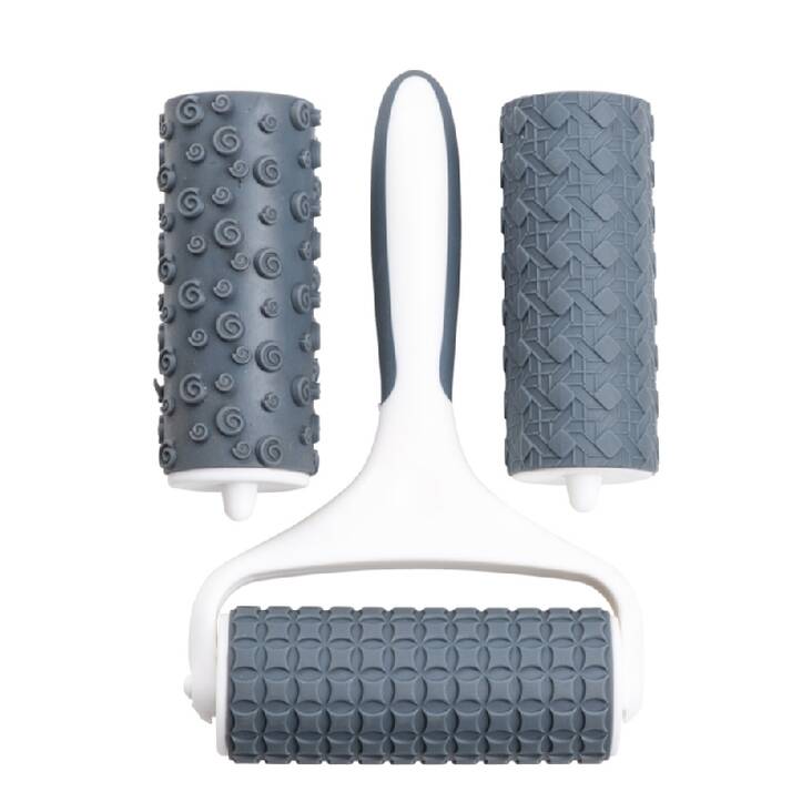 Kuviointirulla, 3 vaihdettavaa kuviota - Leivonta - 143520 - 1