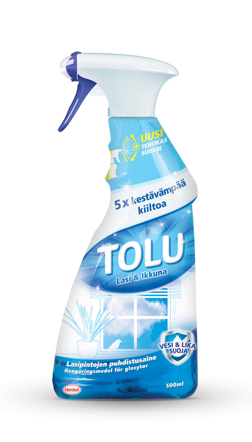 Lasin-ja ikkunanpuhdistusaine 500ml TOLU - Lasi ja peili - 134070 - 1