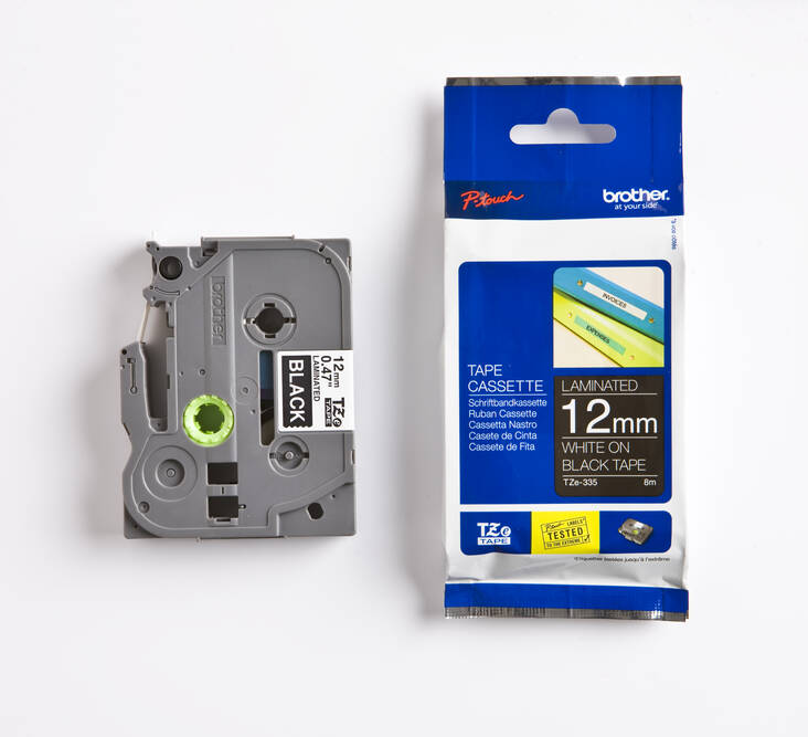 Tarranauha BROTHER 12mmx8m TZe-335 - Tarranauhat Brother - 109970 - 1
