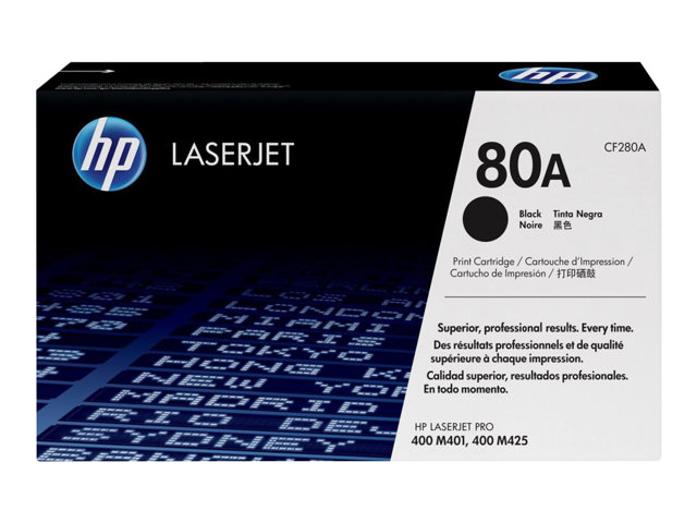 Värikasetti HP 80A CF280A laser - HP laservärikasetit ja rummut - 149520 - 1
