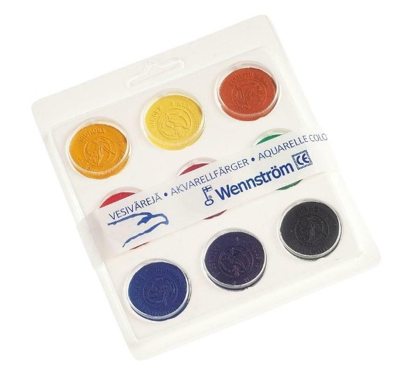 Vesiväripaletti WENNSTRÖM - Vesi- ja peitevärit sekä siveltimet - 102720 - 1