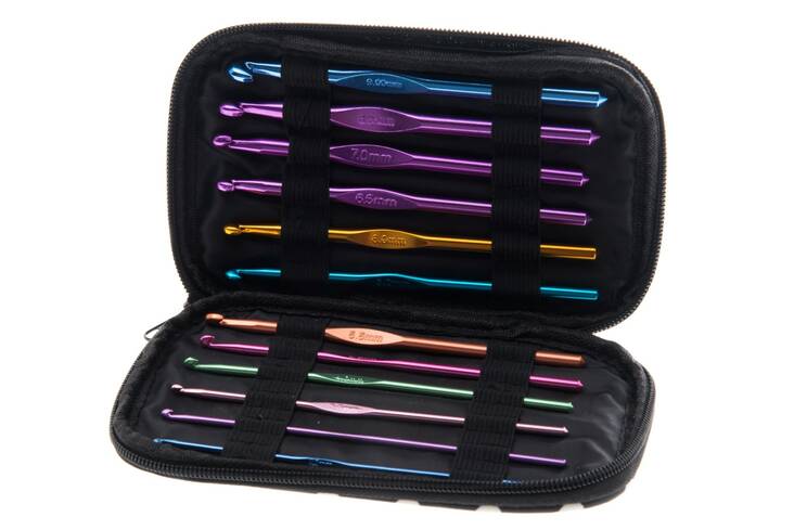 Virkkuukoukkusetti 12kpl/pkt KEHRÄ - Käsityötarvikkeet - 156400 - 1