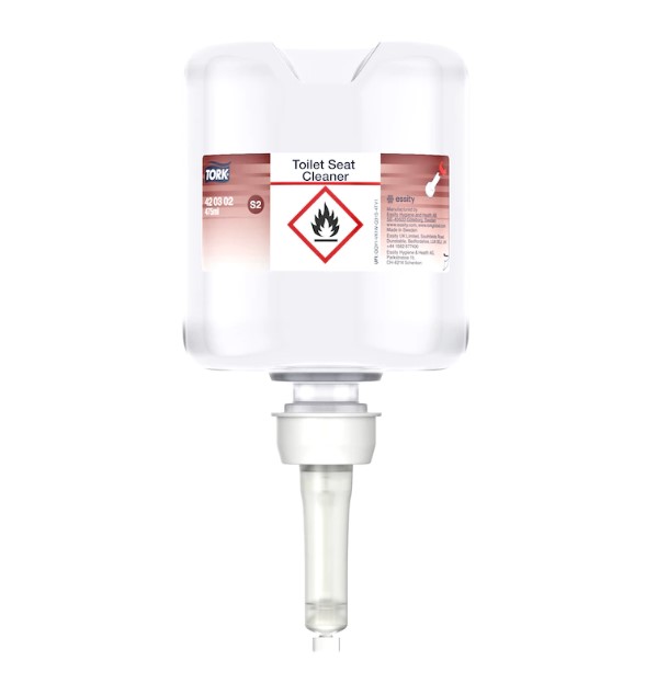 WC-istuimen puhdistaja 475ml TORK S2 - Saippuat ja annostelijat - 127280 - 1