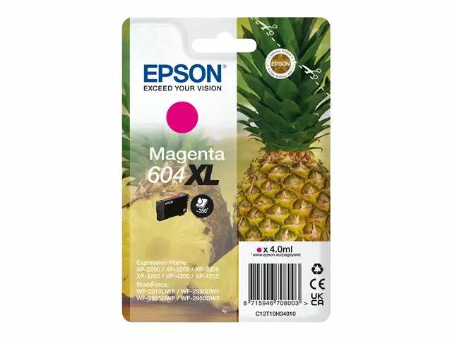 EPSON 604XL mustesuihku - Mustesuihkuvärit Epson - 183540 - 1