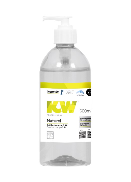 Suihkushampoo 500ml KW Naturel - Saippuat ja annostelijat - 127130 - 1