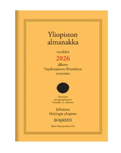 Yliopiston almanakka A4 - Pöytäkalenterit - 185270 - 1