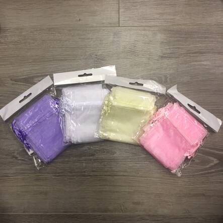 Organzapussi 10cm 20kpl/pkt - Häätarvikkeet - 146551 - 1