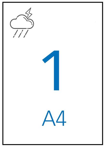 Tulostustarra 210x297 APLI 1-jak - Tulostus- ja kopiotarrat - 118261 - 1