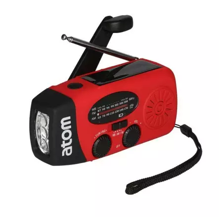 Hätäradio valolla ATOM - Kodin pienkoneet - 187511 - 1