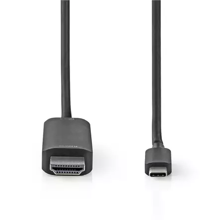 USB-C Sovitin Nedis 2m - Kaapelit ja kaapelikourut, jatkojohdot - 182541 - 2
