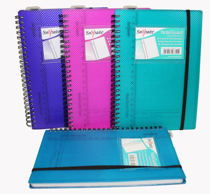 Kierrevihko A5/75 muovikansi SNOPAKE - Kierrevihkot - 119271 - 1