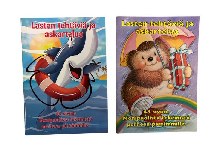 Lasten tehtävä- ja askartelukirja A4 - Värityskirjat - 178241 - 1