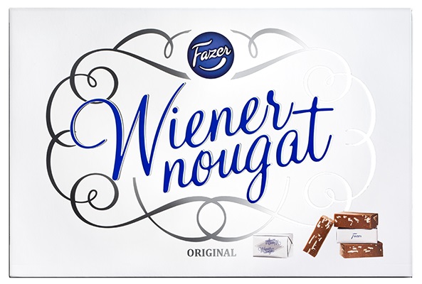 Suklaakonvehti 210g FAZER Wiener Nougat - Makeiset - 159611 - 1