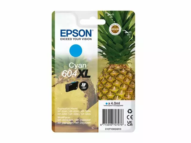 EPSON 604XL mustesuihku - Mustesuihkuvärit Epson - 183541 - 1