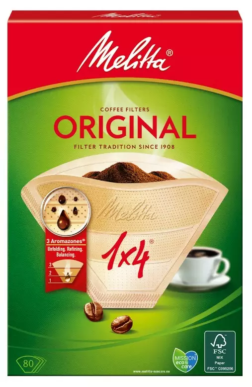 Suodatinpussi 1x4 MELITTA Original - Elintarvikepaperit ja -pussit - 174161 - 1