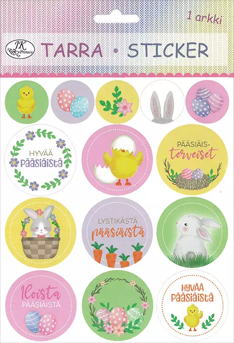 Tarra-arkki Pääsiäistekstit - Tarrat ja tarrakirjat - 183351 - 1