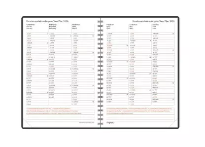 Wega Office, tummanharmaa - Pöytäkalenterit - 185252 - 2