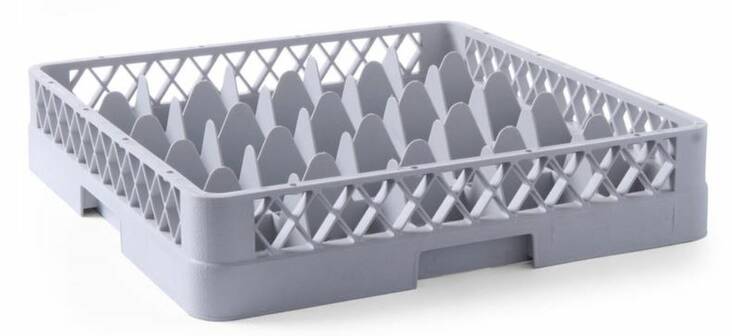 Astianpesukori laseille 25 lokeroa HENDI - Ammattikeittiötarvikkeet - 167482 - 1