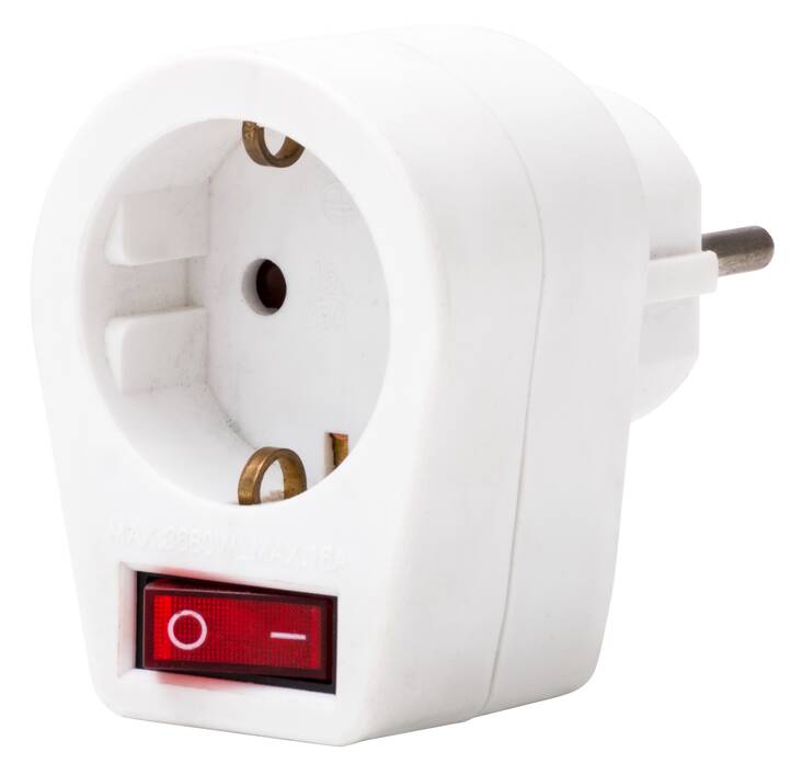 Haaroitin kytkimellä 1-os. AIRAM - Kaapelit ja kaapelikourut, jatkojohdot - 139512 - 1