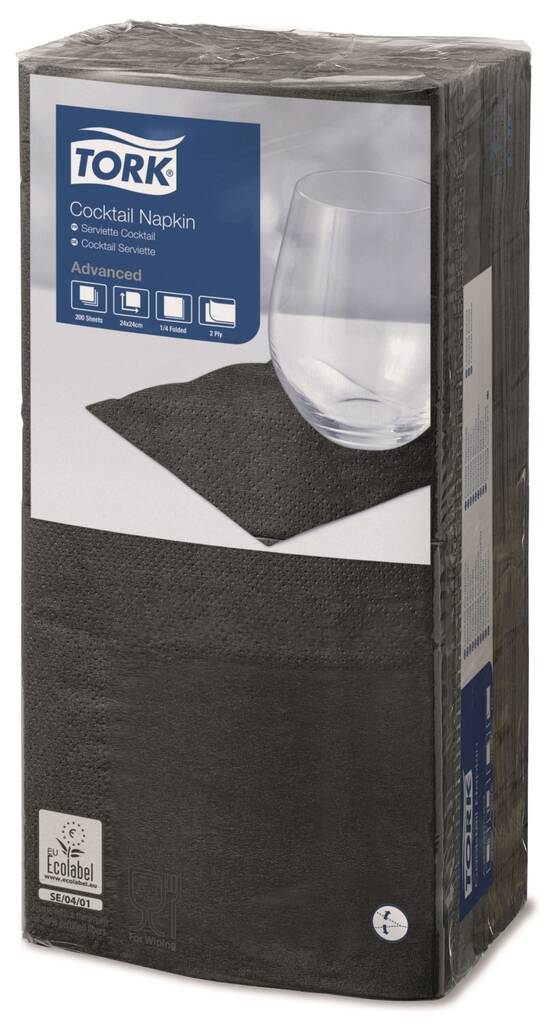 Lautasliina 24x24cm 1/4 TORK Cocktail - Servietit ja lautasliinat - 158302 - 1