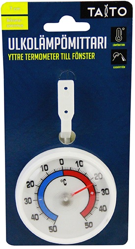 Ulkolämpömittari 7cm TAITO - Pientarvikkeet - 153142 - 1