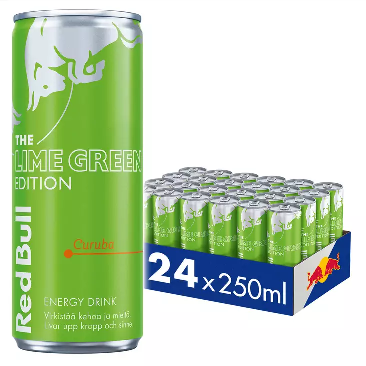 Red Bull Lime Green Edition Curuba 250ml - Mehut ja virvoitusjuomat - 178492 - 1