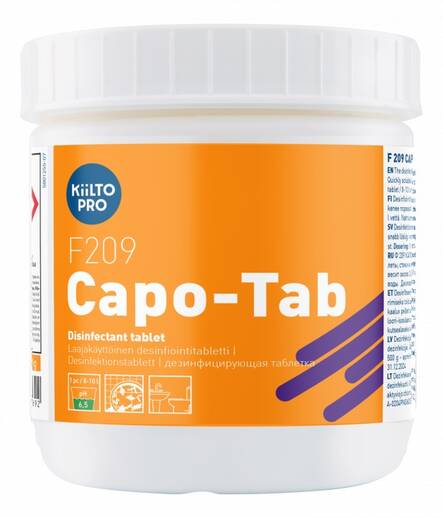 Desinfektioaine KIILTO F 209 Capo-Tab - Desinfioivat aineet - 171323 - 1