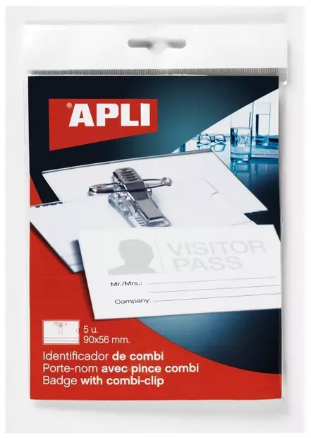 Kongressitasku 90x56mm APLI - Kongressi ja nimilapputaskut - 127183 - 1