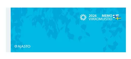 Memo-viikkomuistio, sininen - Pöytäkalenterit - 185223 - 1
