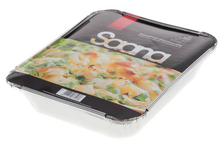 Alumiinivuoka 3,2L SAANA - Muovirasiat ja säilöntä - 154063 - 1