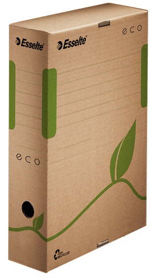 Arkistointilaatikko A4/8cm ESSELTE EKO - Arkistointikannet - 129953 - 1
