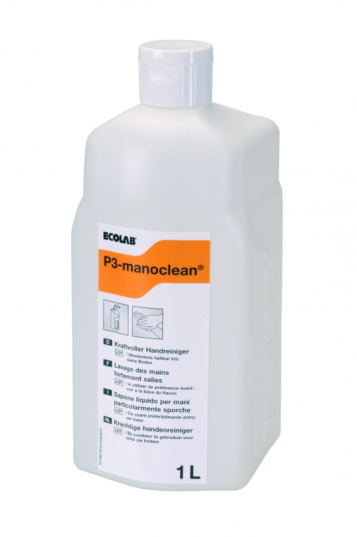 Käsienpesuaine 1L ECOLAB Manoclean P3 - Saippuat ja annostelijat - 162613 - 1