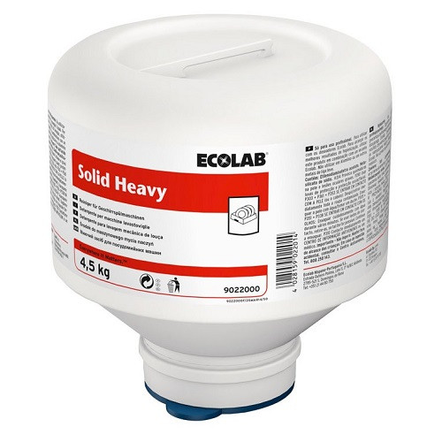 Konetiskiaine 4,5kg ECOLAB Solid Heavy - Astianpesuaineet ja keittiön puhtaus - 162683 - 1