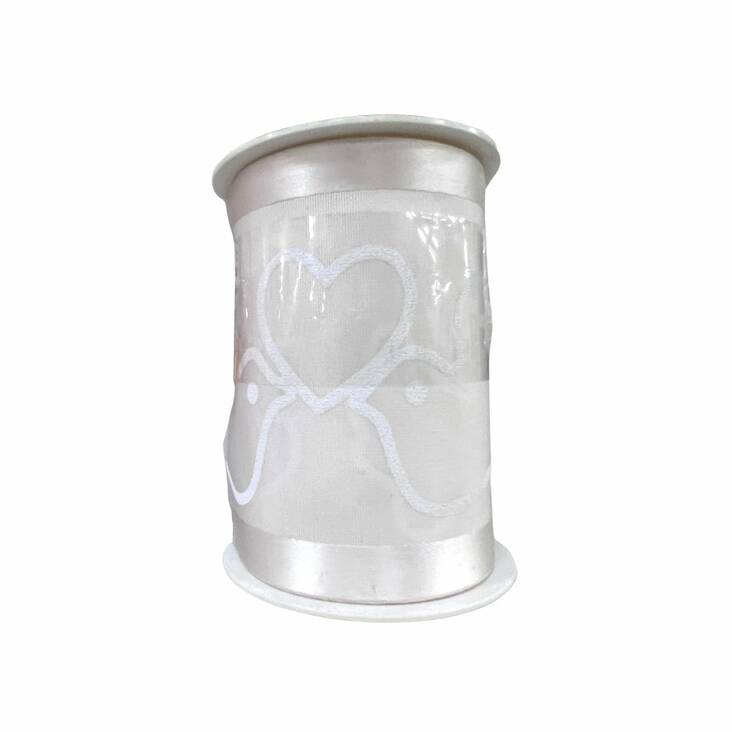 Koristenauha Honeymoon 10cm/3m - Lahjanauhat ja rusetit - 112173 - 1