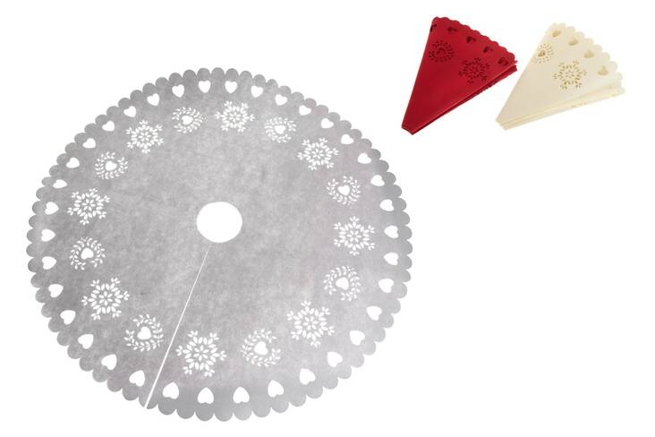 Kuusenalusmatto sydändeco 100cm - Kausikoristeet - 144643 - 1