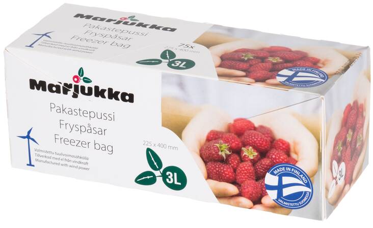 Pakastepussi 3L MARJUKKA - Elintarvikepaperit ja -pussit - 158083 - 1