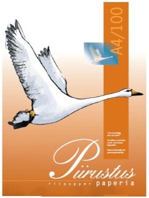 Piirustuspaperi A4/100 120g PAPERIPISTE - Piirustus ja taiteilija paperit - 102513 - 1