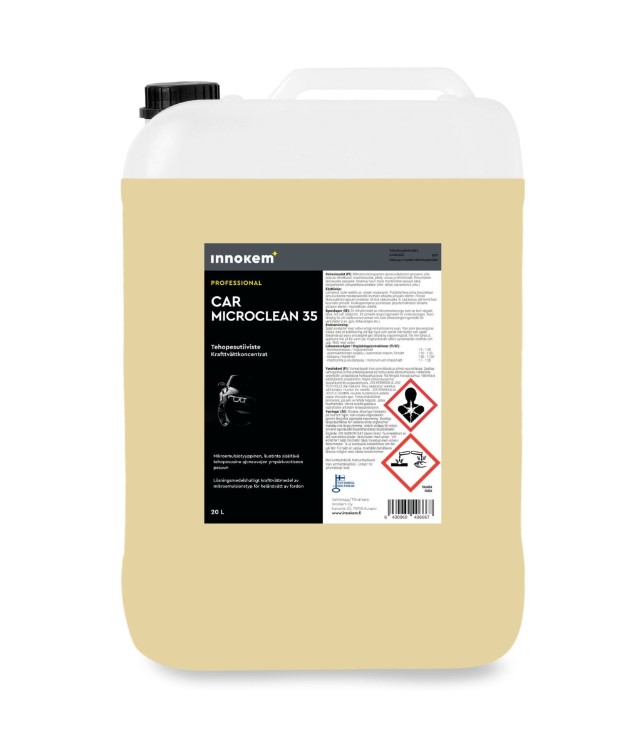 Tehopesuaine 20L INNOKEM Microclean 35 - Rasvan ja pinttyneen lian poistoaineet - 166623 - 1
