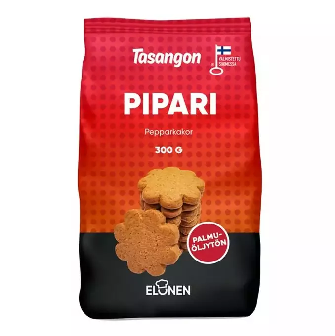 Piparkakku 300g ELONEN Tasangon Pipari - Keksit ja korput - 182813 - 1