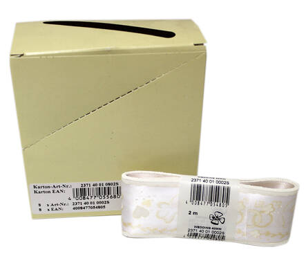 Koristenauha WEDDING 40mmx2m - Lahjanauhat ja rusetit - 112174 - 1