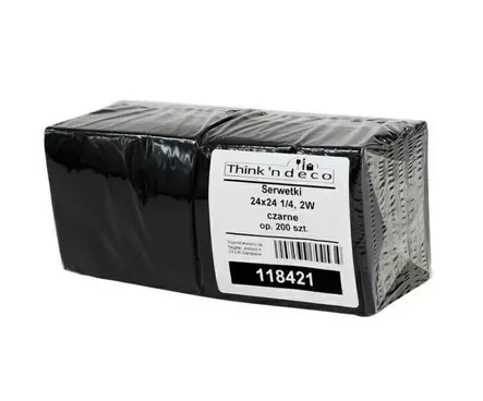 Lautasliina 24x24cm 1/4 Think 'n Deco - Servietit ja lautasliinat - 181084 - 1