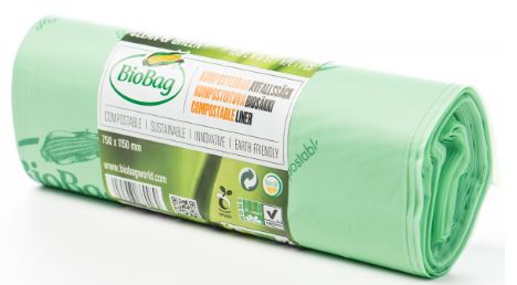 Biojätepussi 150L 750x1140mm BIOBAG - Biojätepussit  - 170134 - 1