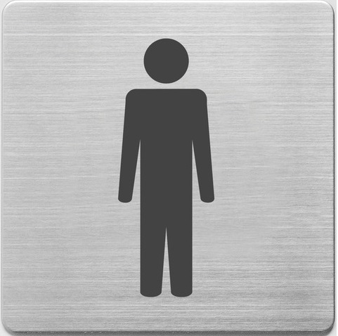 Infotaulu WC MIEHET - Valko- ja ilmoitustaulut - 144924 - 1