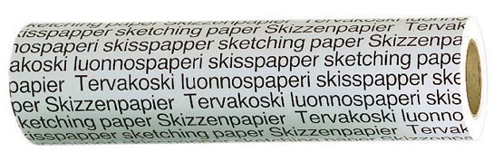 Luonnospaperi nro 25 30cmx100m 25g - Piirustus ja taiteilija paperit - 103874 - 1
