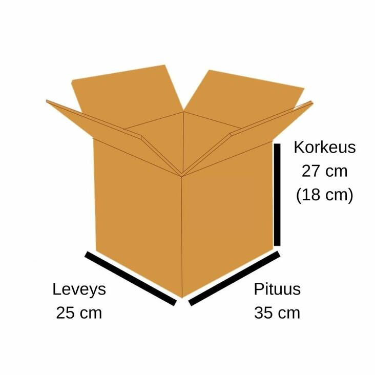 Pahvilaatikko nro 7 - Pahvilaatikot - 173874 - 1